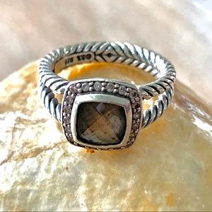 DAVID YURMAN Smoky Quartz Petite Albion Ring